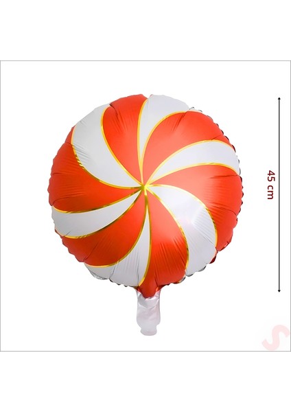 Kırmızı Şeker Folyo Balon 45CM fiyatları