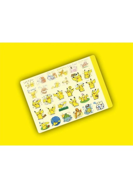 Pokemon Sticker - Aynı Sayfadan 2 Adet Toplam 60 Etiket