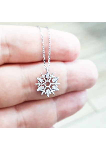 Gümüş Üçgen Taşlı Kartanesi Kolye fiyatları