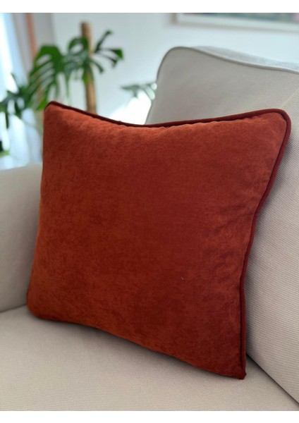 Tuğçe Demir Home Desıgn Tarçın Dekoratif Kırlent İç Dolgulu 43X43