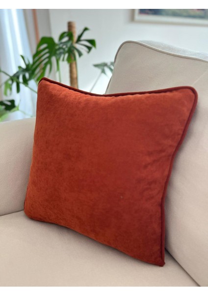 Tuğçe Demir Home Desıgn Tarçın Dekoratif Kırlent İç Dolgulu 43X43