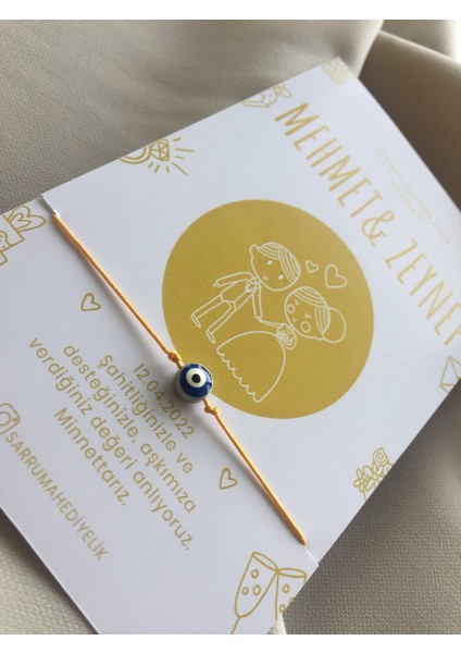 Kartvizit Şeklinde 25 Adet Söz, Nişan, Nikah, Kına, Düğün Hatırası
