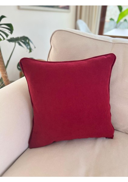 Tuğçe Demir Home Desıgn Bordo Dekoratif Kırlent İç Dolgulu 43X43 fiyatları