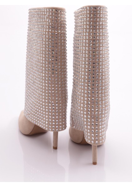 1127 Kadin Taş Işlemeli Topuklu Bot modelleri