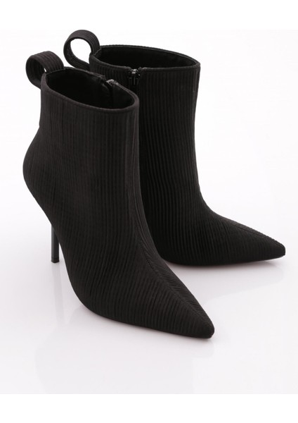 8017 Kadin Arkasi Lastikli Topuklu Bot fiyatları