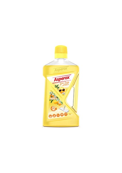 ( 1 Adet ) Asperox Yüzey Temizleyici Gün Işığı 1 L (Sarı)