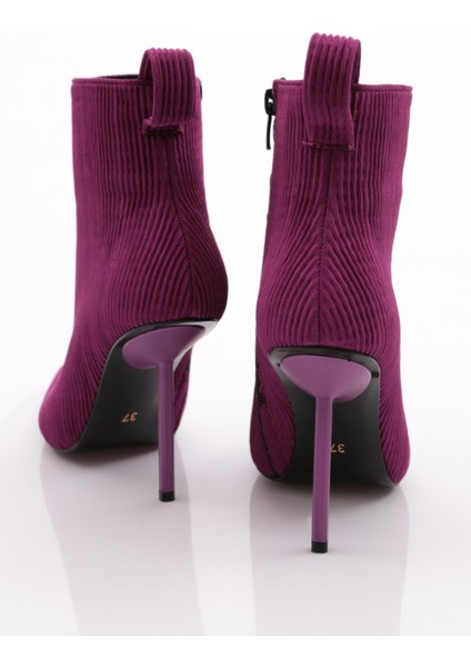 8017 Kadin Arkasi Lastikli Topuklu Bot modelleri