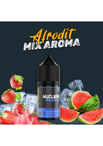 Nuclear Kimya Mix Aroma Afrodit Çilek Karpuz Buz Gıda Aroması 10 ml