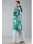 Yeşil Desenli Krep Kimono 0107129.07 4