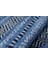 Yelets Mavi Çizgili Polyester Dijital Baskı Halı 5