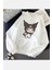 Kuromi Beyaz Kapşonlu Sweatshirt 1