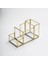 20x11x10cm Kalemlik Fırçalık Organizer Pirinç Gold Cam Ofis Dekoratif El Yapımı 1