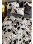 Lastikli Çarşaflı Nevresim Takımı Tek Kişilik Dalmaçyalı Gri Dalmatiangrey 1