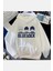 Blue Lock Face Beyaz Kapşonlu Sweatshirt 1