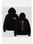 Akatsuki Bulut Ön-Arka Siyah Kapşonlu Sweatshirt 1