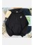 Naruto Konoha Simgeli Siyah Kapşonlu Sweatshirt 1