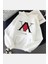 Hunter x Hunter Logo Beyaz Kapşonlu Sweatshirt 1