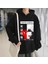 Anime Tokyo Ghoul Kaneki Face Kapşonlu Sweatshirt 2