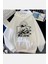 Jujutsu Kaisen Gojo Mask Beyaz Kapşonlu Sweatshirt 1