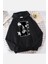 Jujutsu Kaisen Crayz Gojo Siyah Kapşonlu Sweatshirt 1