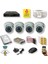 4 Kameralı Set - Hareket Algılayan Gece Görüşlü 36 Ir LED 5mp Sony Lensli 1080P Full Hd Dome Iç Mekan Güvenlik Kamerası Seti D136B 1