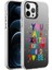 Apple iPhone 12 Pro Max Kılıf Desenli Silver Sert Kapak 1