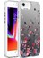 Apple iPhone Se 2022 Kılıf Desenli Silver Sert Kapak 1