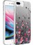 Apple iPhone 8 Plus Kılıf Desenli Silver Sert Kapak 1