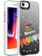 Apple iPhone 7 Kılıf Desenli Silver Sert Kapak 1