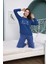 Kadın Bisiklet Yaka Kışlık Termal Cepli Bilek Manşetli/lastikli Pijama Takımı 1