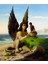 Sphinx ve Oedipus | Elmas Mozaik Tablo | Mozaik Puzzle | 50x60 | E20204192 1