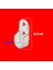 Oval Boru Askı Flanşı Dolap Elbise Askı Asma Aparatı Elemanı Plastik Aparat 45 mm (2 Adet) 2
