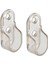 Oval Boru Askı Flanşı Dolap Elbise Askı Asma Aparatı Elemanı Plastik Aparat 45 mm (2 Adet) 4