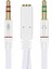 3.5mm Stereo Dişi x 2 Stereo Erkek Kulaklık Mikrofon Hoparlör Ayırıcı 20 cm Kablo (81) 3