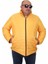 Jessica Su İtici Mont Erkekler İçin Hardal Renk 22820 Kalın Kışlık Polyester 1