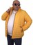Jessica Su İtici Mont Erkekler İçin Hardal Renk 22820 Kalın Kışlık Polyester 4