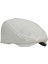 Beyaz Kasket Pamuklu London Flat Cap Şapka 1