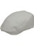 Beyaz Kasket Pamuklu London Flat Cap Şapka 4