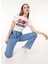 Yüksek Bel Düz Paça Normal Indigo Kadın Pantolon J0330 1