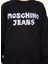 Jeans Bisiklet Yaka Baskılı Siyah Kadın Sweatshırt A1703 4