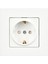Eqona Beyaz Çocuk Korumalı Topraklı Priz 1
