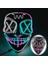 Neon LED Cosplay Maske - Mavi (Yurt Dışından) 1