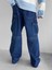 Erkek Baggy Fit Kargo Pantolon Mavi 2