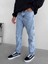 Baggy Fit Nakış İşlemeli Jean Mavi 2