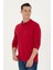 Polo Yaka Kırmızı Erkek Sweatshirt 1639108 2