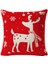 45CM Düz Renkli Noel Deseni Çıkarılabilir ve Yıkanabilir Yastık (Yurt Dışından) 1