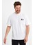 Uomo Park 2702 Basic 24X1 Süprem Oversize Ön Sol Göğüs Aslan Baskılı T-Shirt 1