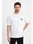 Uomo Park 2702 Basic 24X1 Süprem Oversize Ön Sol Göğüs Aslan Baskılı T-Shirt 3