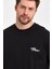 Uomo Park 2702-1 Basic 24X1 Süprem Oversize Ön Sol Göğüs Balık Baskılı T-Shirt 5