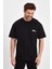 2702-1 Basic 24X1 Süprem Oversize Ön Sol Göğüs Balık Baskılı T-Shirt 1